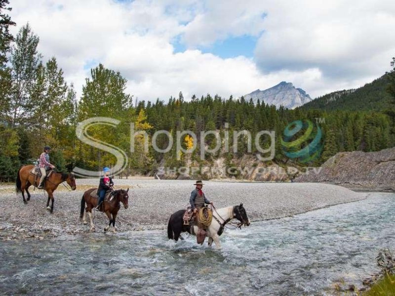 1-hour spray river horseback ride in Banff - Tour in  Banff