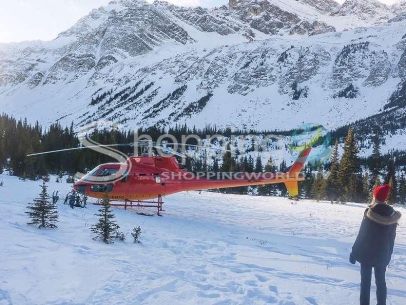 Abraham lake ice bubbles helicopter tour in Banff - Tour in  Banff