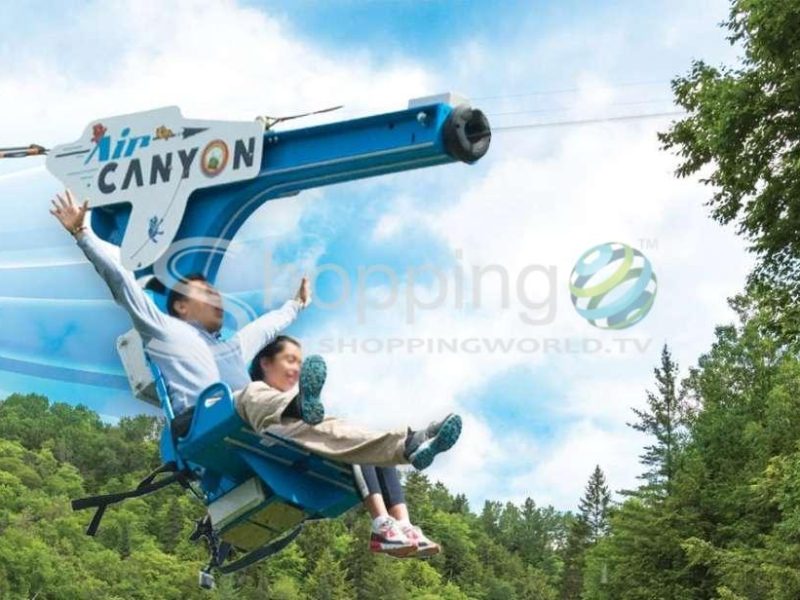 Aircanyon ride and park entry in Canada - Tour in Québec